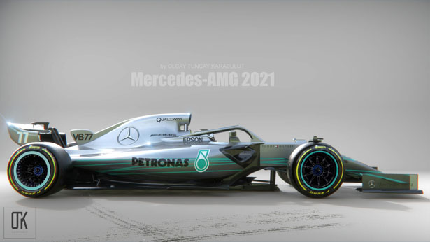Formula 1 Car Concept for 2021 by Olcay Tuncay Karabulut
