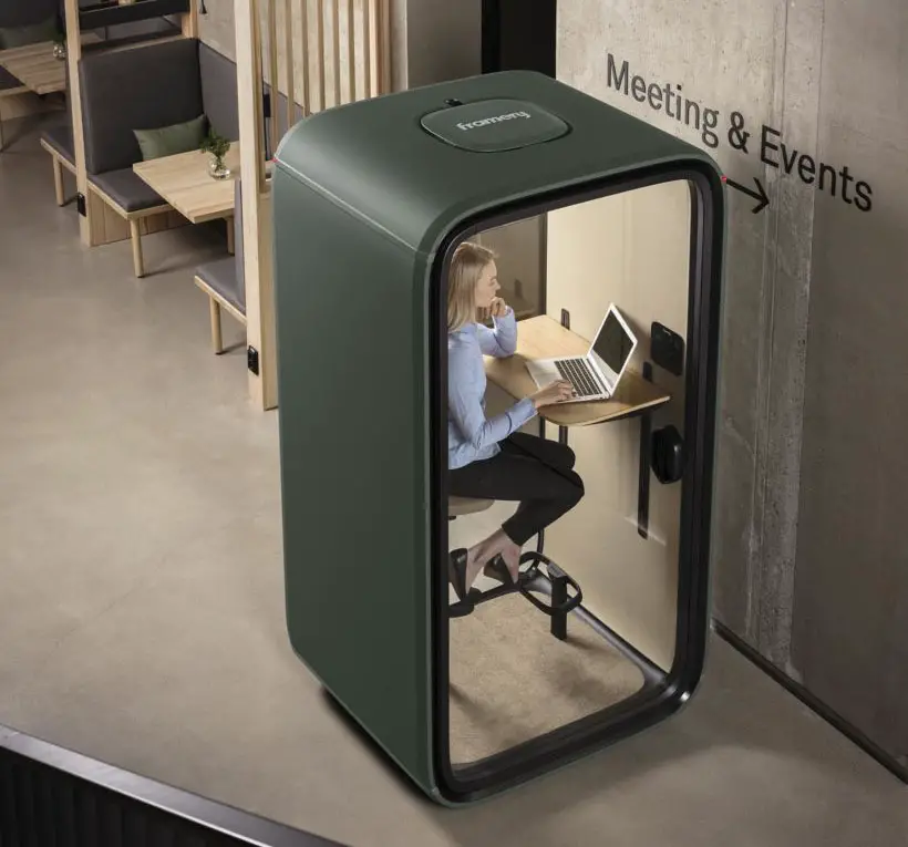 Modern Framery One Soundproof Phone Booth for Video Conferencing - Tuvie  Design