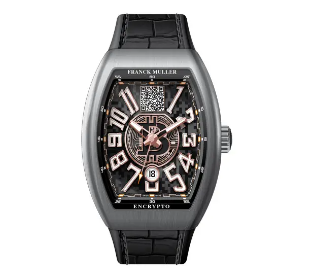 Franck Muller Vanguard Encrypto Bitcoin-Wallet Watch