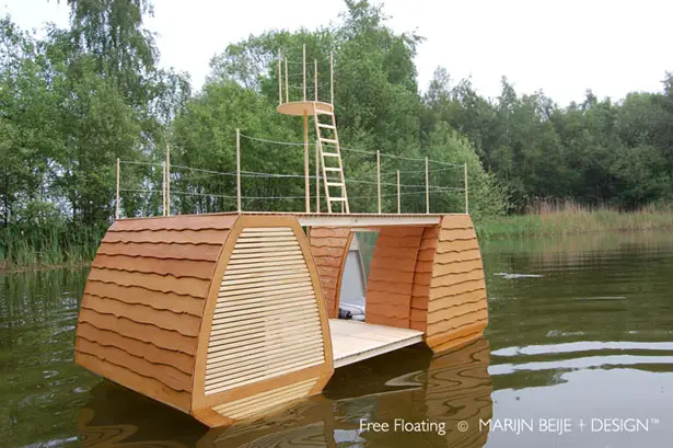 Free Floating - Floating Catamaran Suite by Marijn Beije