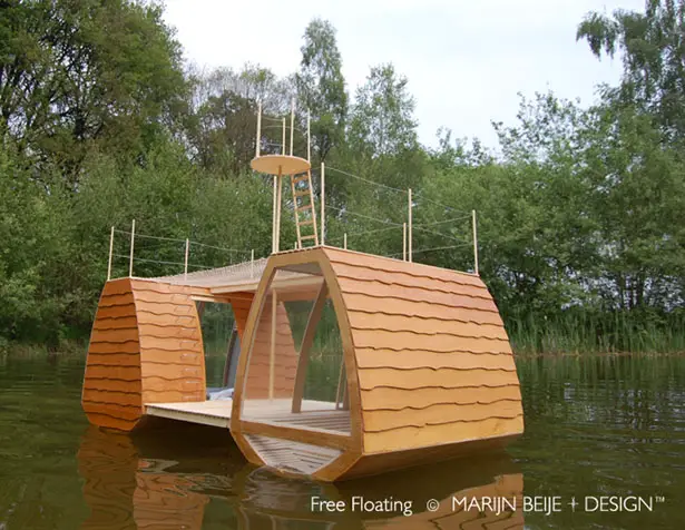Free Floating - Floating Catamaran Suite by Marijn Beije