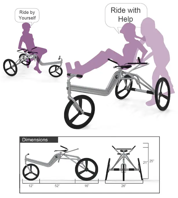 Freeride Special Needs Trike by Alex Dorman