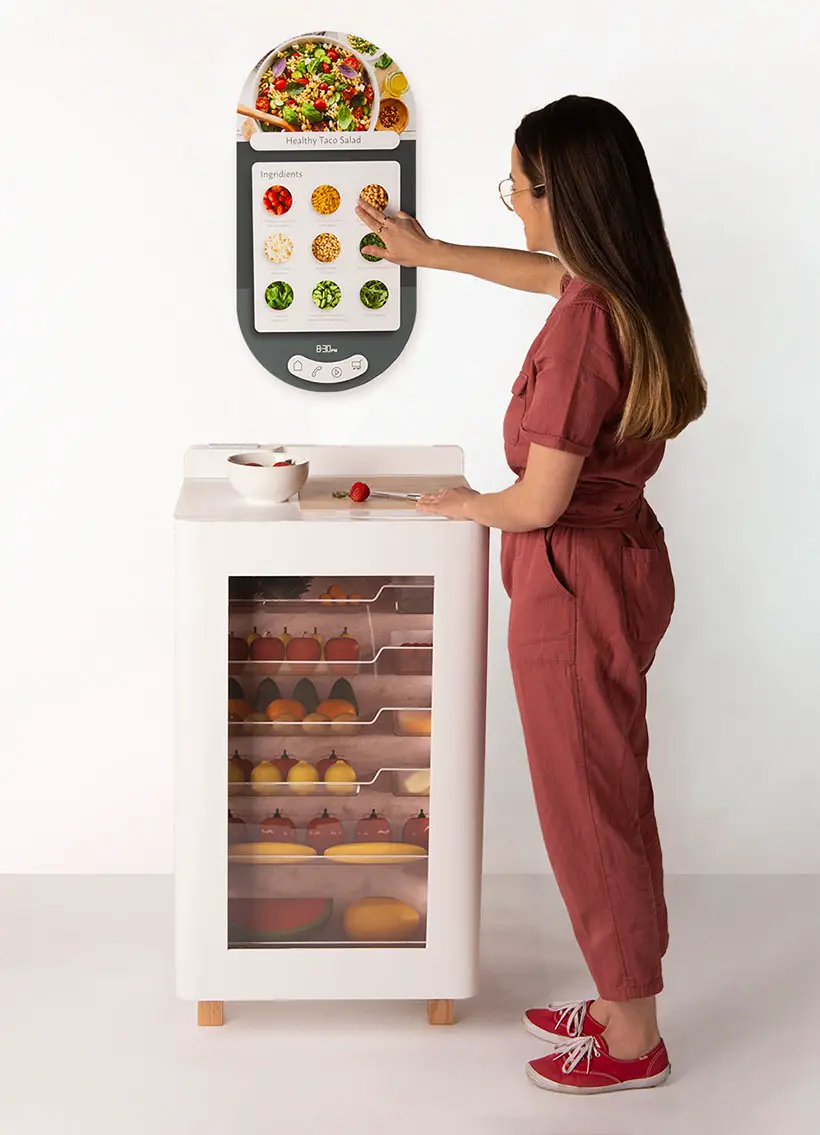 Fresh Fridge Concept Encourages Millenials to Develop Healthy Eating Habits by Tatiana Ferrucio