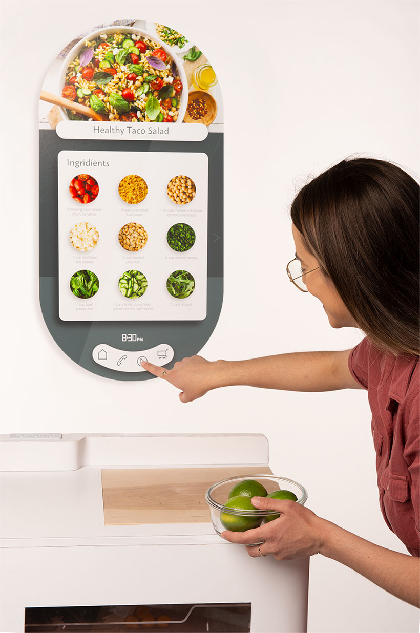 Fresh Fridge Concept Encourages Millenials to Develop Healthy Eating Habits by Tatiana Ferrucio
