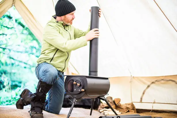 Frontier Plus - Portable Woodburning Stove by Anevay