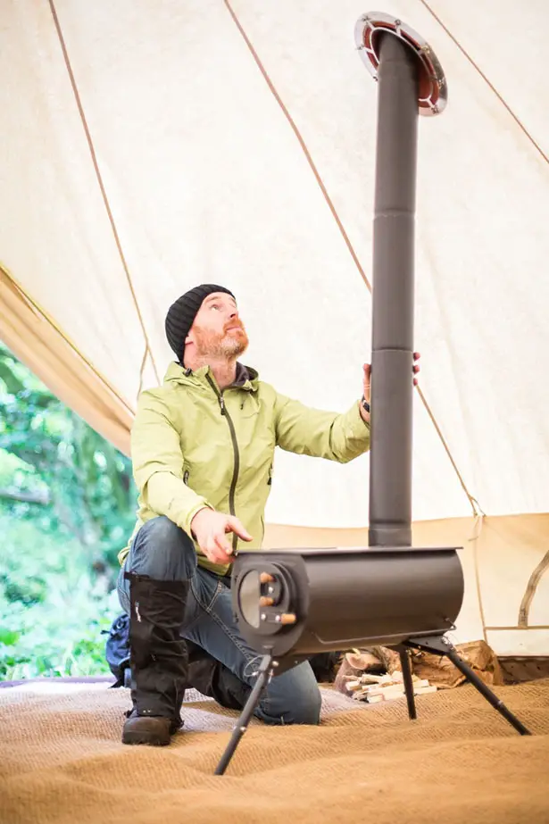 Frontier Plus - Portable Woodburning Stove by Anevay