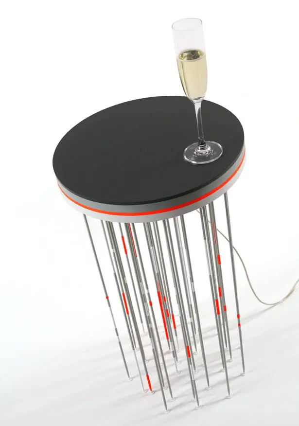 Enzyma Fuckiro Table Transforms Into Micro-Disco In The Dark
