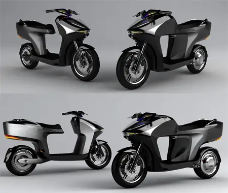 fuel cell scooter concept