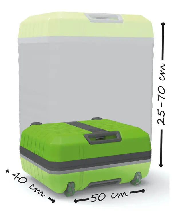 Fugu Luggage Expandable Suitcase