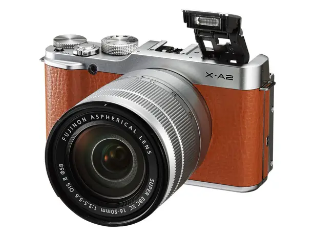 FUJIFILM X-A2 Interchangeable Lens Camera with 175-degree Tilting LCD