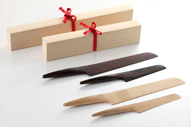 Fusion Wooden Kitchen Knives Collection by Andrea Ponti