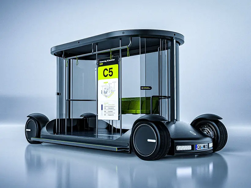 Campus Shuttle as Human Vehicle Interaction in The Year of 2025 by Kilian Wiesmann and Nils Achenbach
