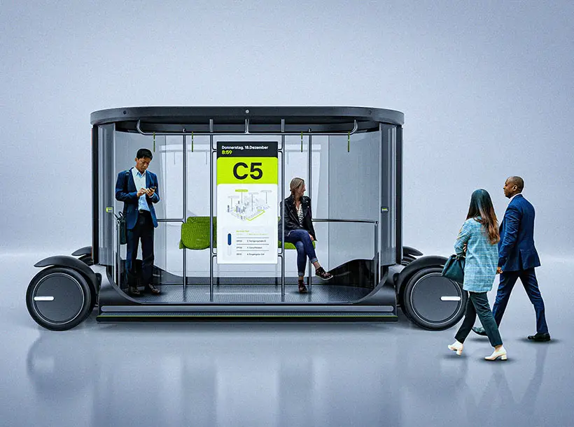 Campus Shuttle as Human Vehicle Interaction in The Year of 2025 by Kilian Wiesmann and Nils Achenbach