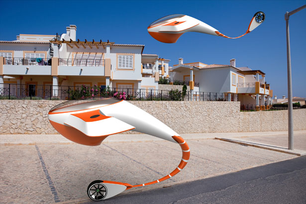 Futuristic Flying Transportation Concept by Anoop M