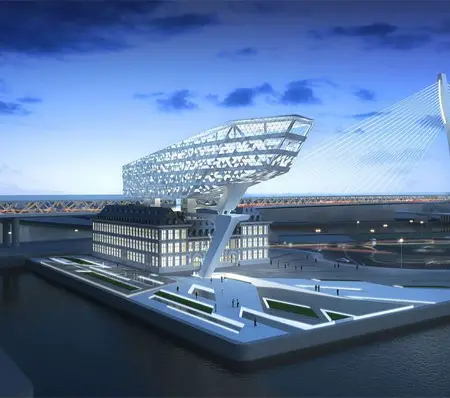 future headquarters of antwerp port authority