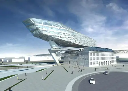 future headquarters of antwerp port authority