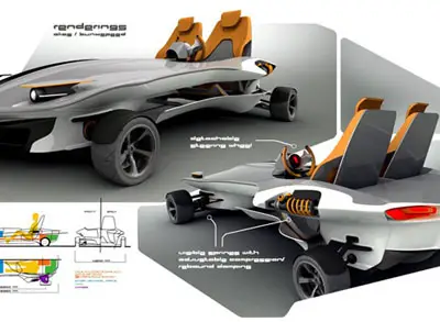 futuristic car concept