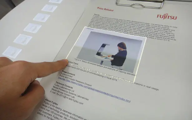 Future Touch Screen Interface by Fujitsu