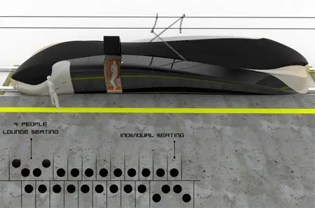 Future Train with Individual Capsule, But Not for Long Journey !