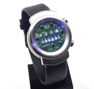 Futuristic Binary Watch That Fits for Geeks