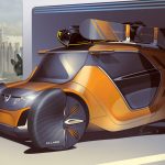 Futuristic Ellada Cyberdrive Concept Vehicle by Alexander Suvorov