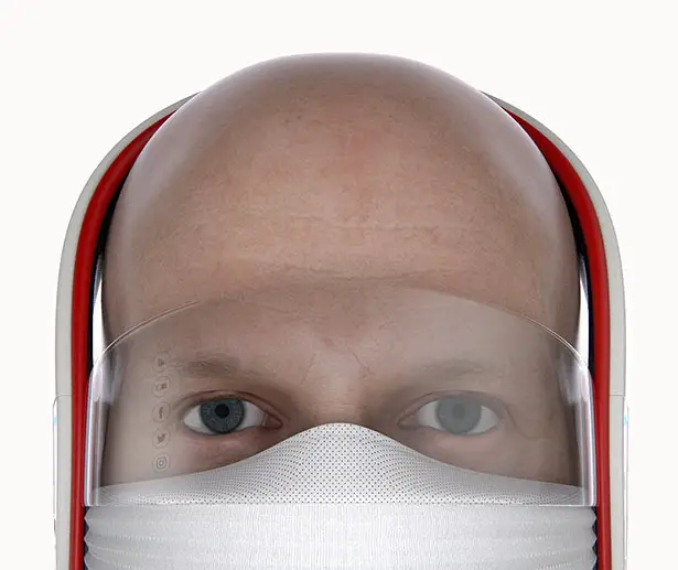 Elon Mask Concept - Futuristic Face Mask