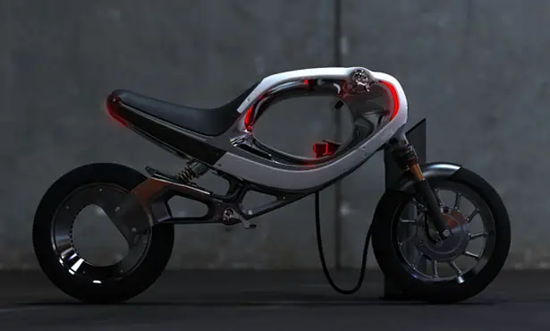 Futuristic Frog eBike Features Hubless Rear Wheel and Void Body