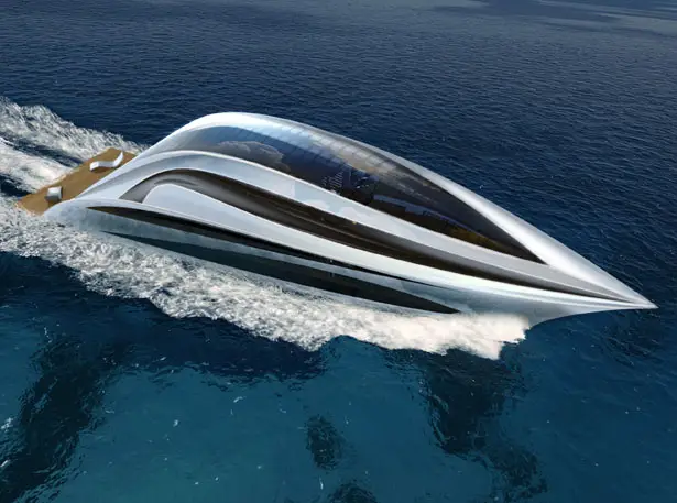 LEAF: Futuristic 30m Submarine Yacht Concept by Matteo Inzitari
