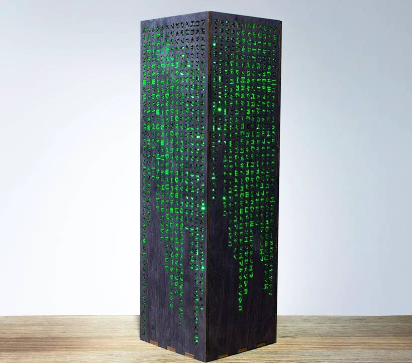 Futuristic Matrix Desk Lamp