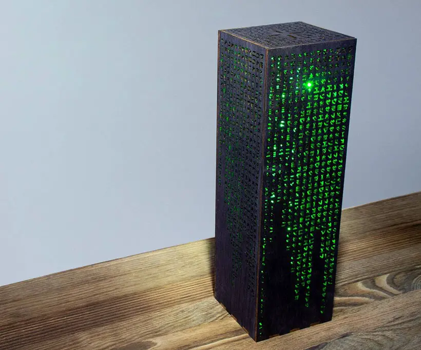 Futuristic Matrix Desk Lamp