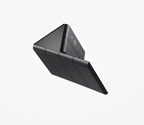 Futuristic Oppo x Nendo Foldable Slide Phone