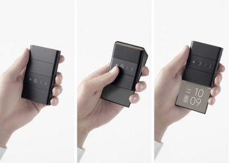 Futuristic Oppo x Nendo Foldable Slide Phone Concept Folds Down To The Size of a Credit Card