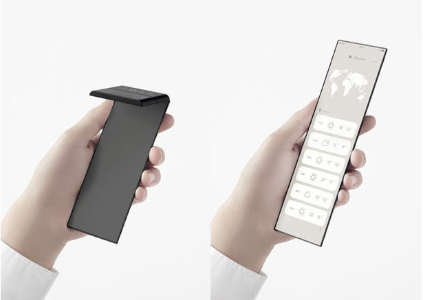 Futuristic Oppo x Nendo Foldable Slide Phone Concept