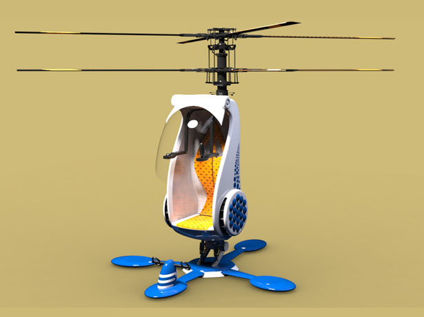 Futuristic Personal Helicopter for India by Sreejin Uchummal