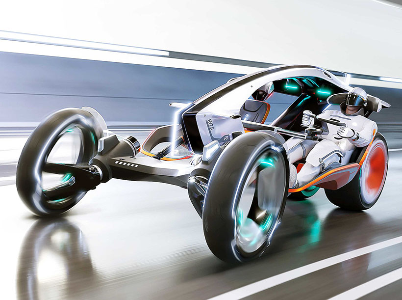 Futuristic R Ryzr Urban Mobility by Oliver Ball and Charles Purvis