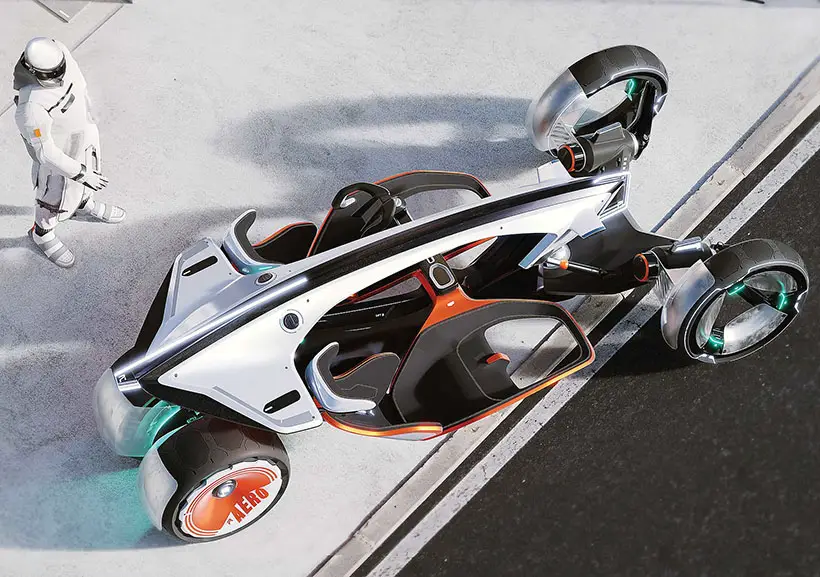 Futuristic R Ryzr Urban Mobility by Oliver Ball and Charles Purvis