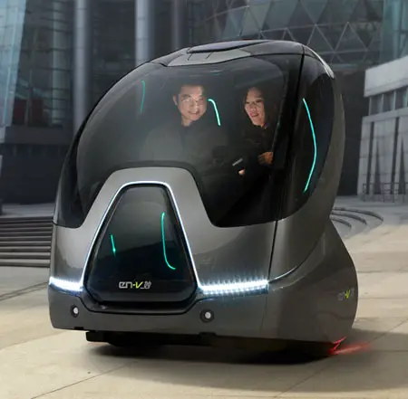 futuristic vehicles en-v by gm