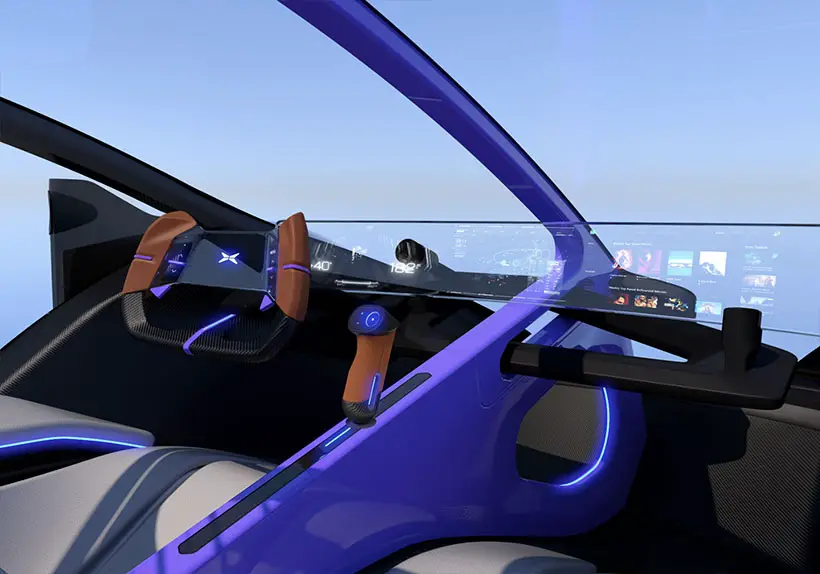 Futuristic Xpeng HT Aero Flying Car