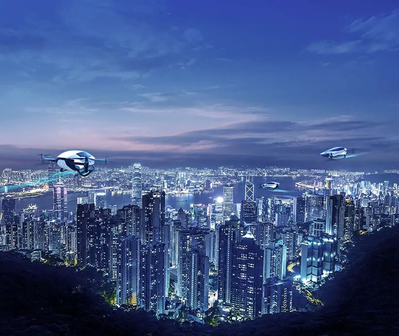 Futuristic Xpeng HT Aero Flying Car