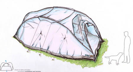 gelert g tent design