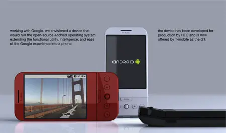 g1 mobile phone concept for google