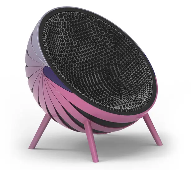 Galaktika Armchair by Vasil Velchev