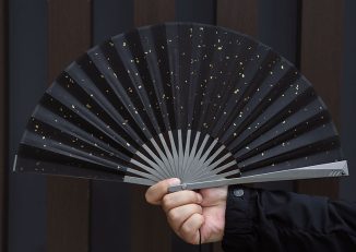The Galaxy Fan EDC – Kung Fu Folding Fan with Titanium Fan Blades