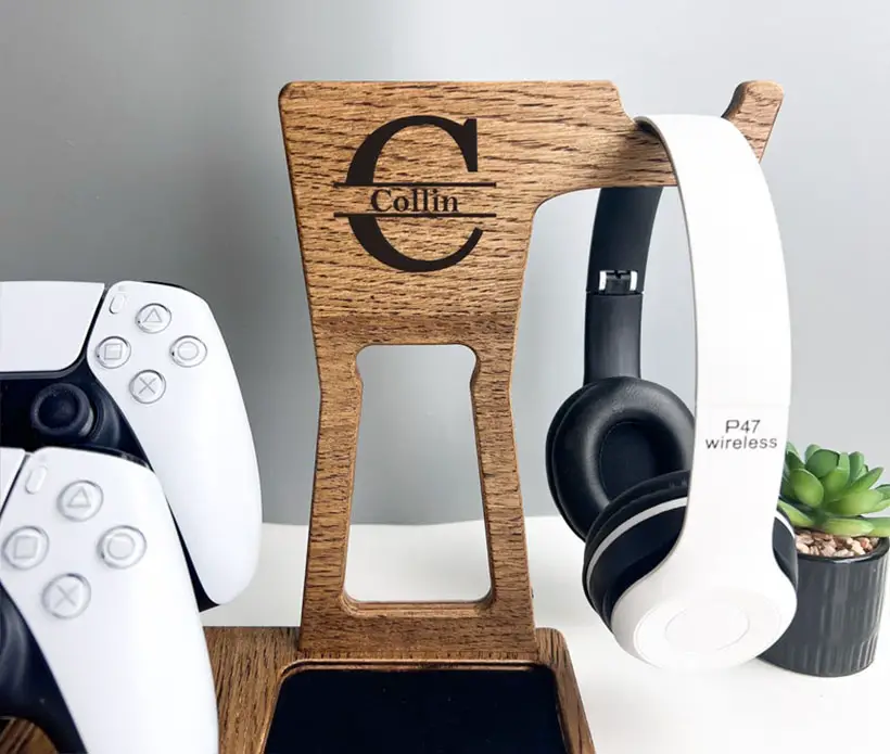 Cool Gaming Controller and Headset Stand to Complement Your Gaming Desk
