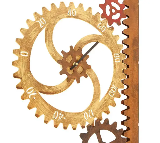 Garden Gears Outdoor Clock and Thermometer by Chris Crooks