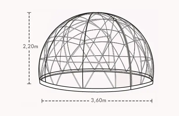 Garden Igloo 360 Geodesic Dome