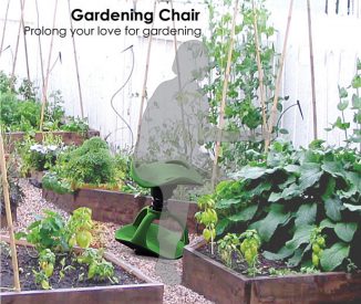 Gardening Chair : Mobility Gardening Aid for Boomers by Han S. Hong