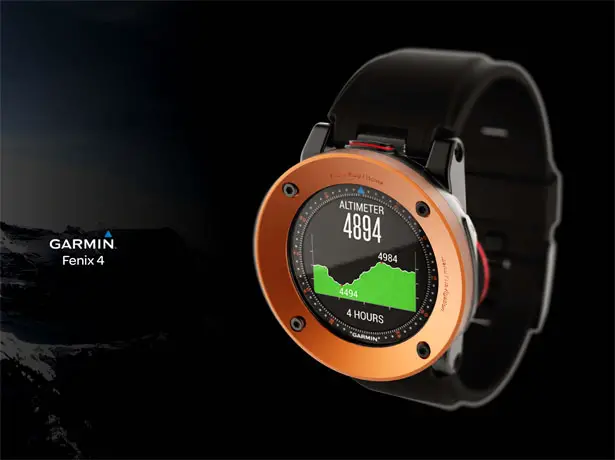 Garmin Fenix 4 Watch by Sylvain Gerber