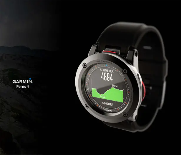 Garmin Fenix 4 Watch by Sylvain Gerber