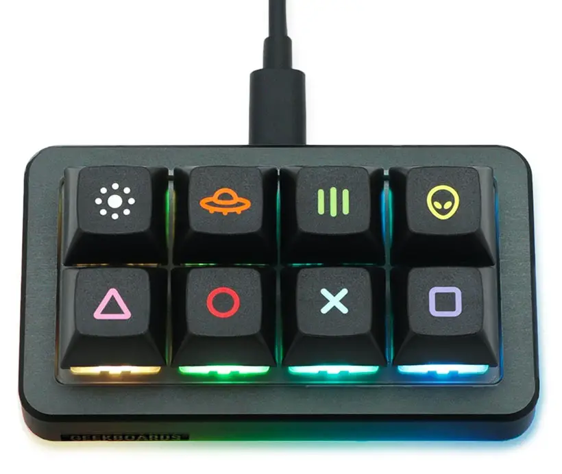 Geekboards RGB Aluminum 8-Key Hot-Swappable Macropad